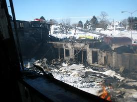 Building Fire - Sykesville Fire Station - February 2010